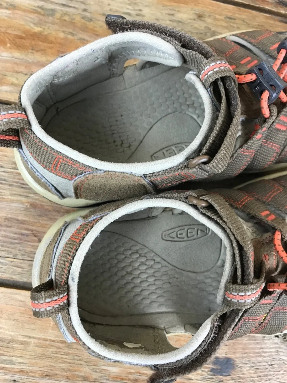 Keen Kids Sandals Boy/Girl Brown Approx Sz 1 Water Sport Shoes Newport Unisex